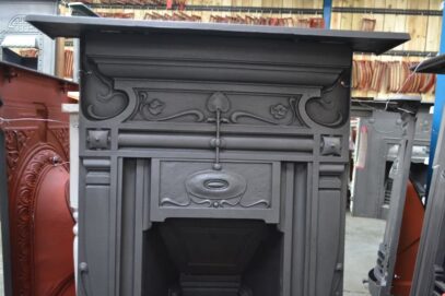 Art Nouveau Bedroom Fireplace 4485B - Oldfireplaces