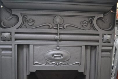 Art Nouveau Bedroom Fireplace 4485B - Oldfireplaces
