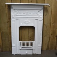 Art Nouveau Bedroom Fireplace Painted 4487B - Oldfireplaces
