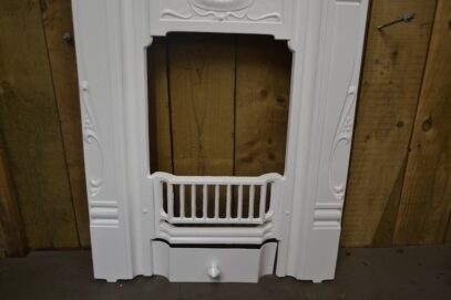 Art Nouveau Bedroom Fireplace Painted 4487B - Oldfireplaces