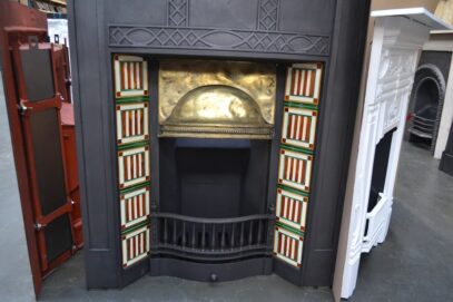 Edwardian Tiled Fireplace Combination - 4504TC
