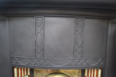 Edwardian Tiled Fireplace Combination - 4504TC