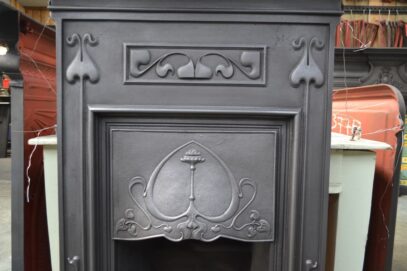 Tall Art Nouveau Bedroom Fireplace 4522B - Oldfireplaces