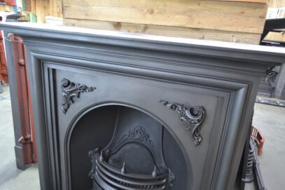 Late Victorian Cast Iron Surround 4546CS - Oldfireplaces