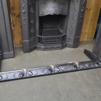 Art Nouveau Cast Iron & Copper Fender 4554FE - Oldfireplaces