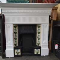 Victorian Tiled Fireplace Combination 4555TC - Oldfireplaces