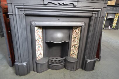 Edwardian Tiled Insert with hobs 4569TI - Oldfireplaces