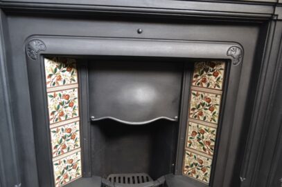 Edwardian Tiled Insert with hobs 4569TI - Oldfireplaces