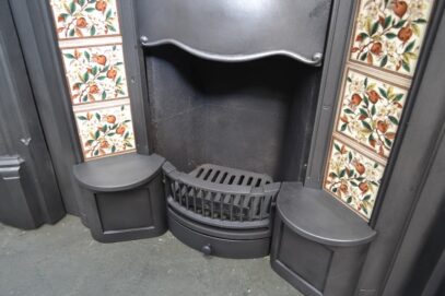 Edwardian Tiled Insert with hobs 4569TI - Oldfireplaces