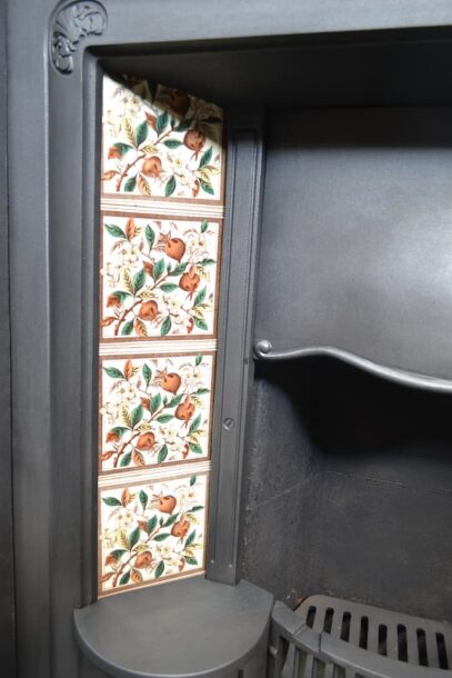 Edwardian Tiled Insert with hobs 4569TI - Oldfireplaces