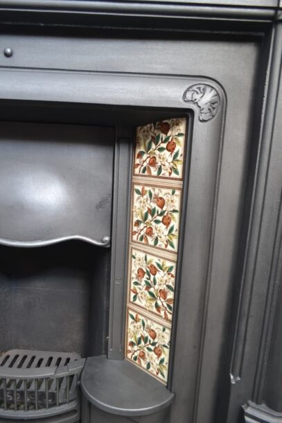 Edwardian Tiled Insert with hobs 4569TI - Oldfireplaces