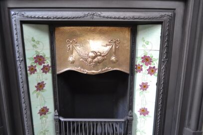 Vintage Edwardian Tiled Insert 4577TI - Oldfireplaces