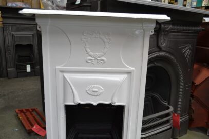 Painted Edwardian Bedroom Fireplace 4578B - Oldfireplaces