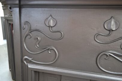 Tall Bedroom Fireplace Art Nouveau 4586B - Oldfireplaces