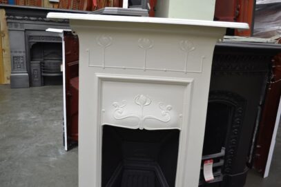 Art Nouveau Tulip Bedroom Fireplace 4592B - Oldfireplaces