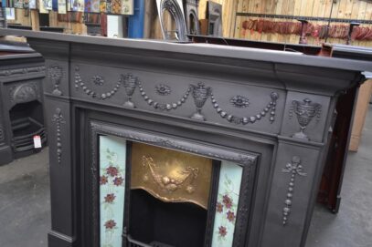 Late Victorian Cast Iron Fire Surround 4596CS - Oldfireplaces