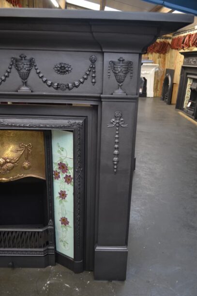 Late Victorian Cast Iron Fire Surround 4596CS - Oldfireplaces