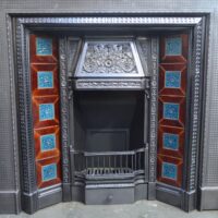 Reclaimed Victorian Tiled Insert 4603TI - Oldfireplaces