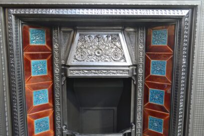 Reclaimed Victorian Tiled Insert 4603TI - Oldfireplaces