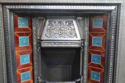 Reclaimed Victorian Tiled Insert 4603TI - Oldfireplaces