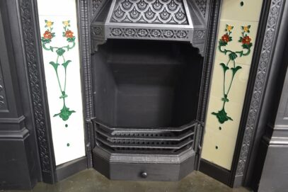 Victorian Tiled Insert 4608TI - Oldfireplaces
