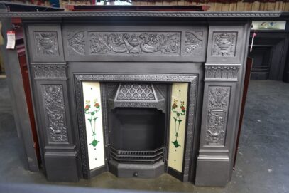 Victorian Tiled Insert 4608TI - Oldfireplaces