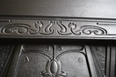 Art Nouveau Tiled Insert 4257TI - Oldfireplaces