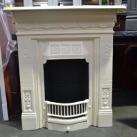 Victorian Biclam Fireplace Painted 4617MC - Oldfireplaces