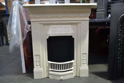 Victorian Biclam Fireplace Painted 4617MC - Oldfireplaces