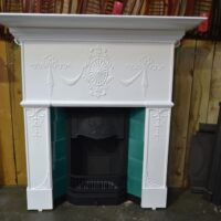 Edwardian Tiled Fireplace Combination 4624TC - Oldfireplaces