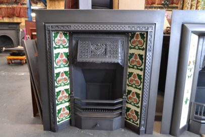 Victorian Tiled Fireplace Insert 4628TI - Oldfireplaces