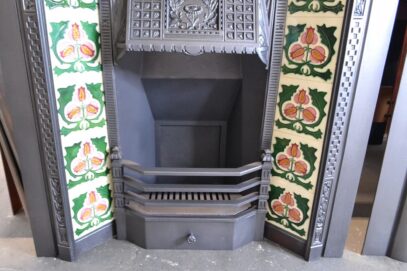 Victorian Tiled Fireplace Insert 4628TI - Oldfireplaces