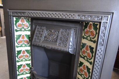 Victorian Tiled Fireplace Insert 4628TI - Oldfireplaces