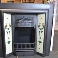 Edwardian Tiled Insert - Oldfireplaces