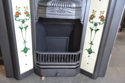 Edwardian Tiled Insert - Oldfireplaces