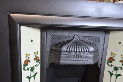 Edwardian Tiled Insert - Oldfireplaces