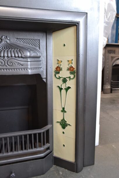 Edwardian Tiled Insert 4629TI - Oldfireplaces