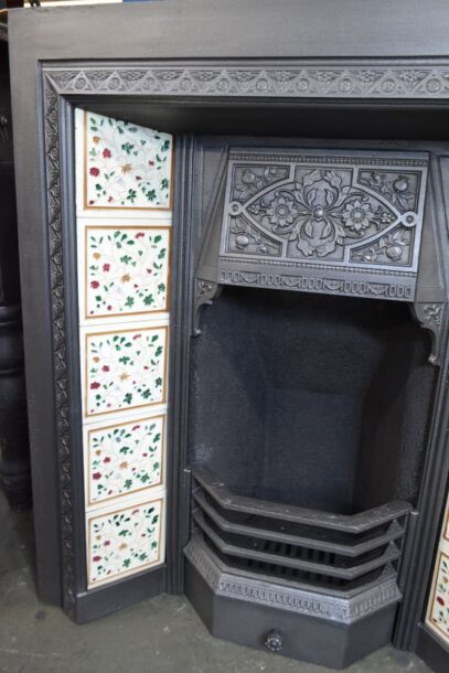 Victorian Tiled Fireplace Insert 4633TI - Oldfireplaces