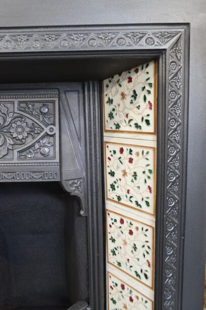 Victorian Tiled Fireplace Insert 4633TI - Oldfireplaces