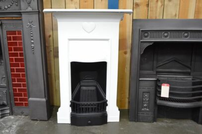 Voysey Heart Bedroom Fireplace 4648B - Oldfireplaces