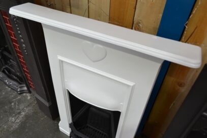 Voysey Heart Bedroom Fireplace 4648B - Oldfireplaces