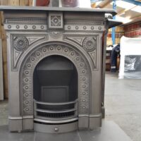 Original Victorian Cast Iron Fireplace - 4460MC