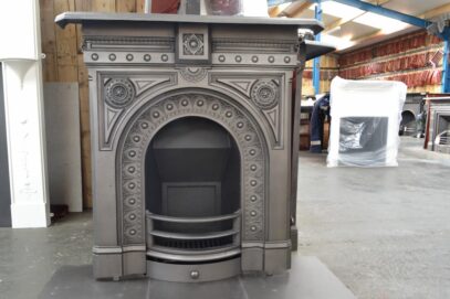 Original Victorian Cast Iron Fireplace - 4460MC