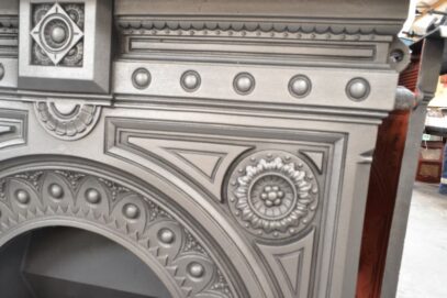 Original Victorian Cast Iron Fireplace - 4460MC