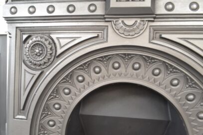 Original Victorian Cast Iron Fireplace - 4460MC