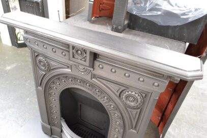 Original Victorian Cast Iron Fireplace - 4460MC