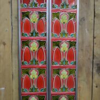 Antique Art Nouveau Fireplace Tiles - AN019