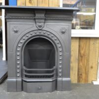 Antique Cast Iron Fireplace - 4658MC