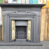 Late Victorian Cast Iron Fire Surround - 4660CS